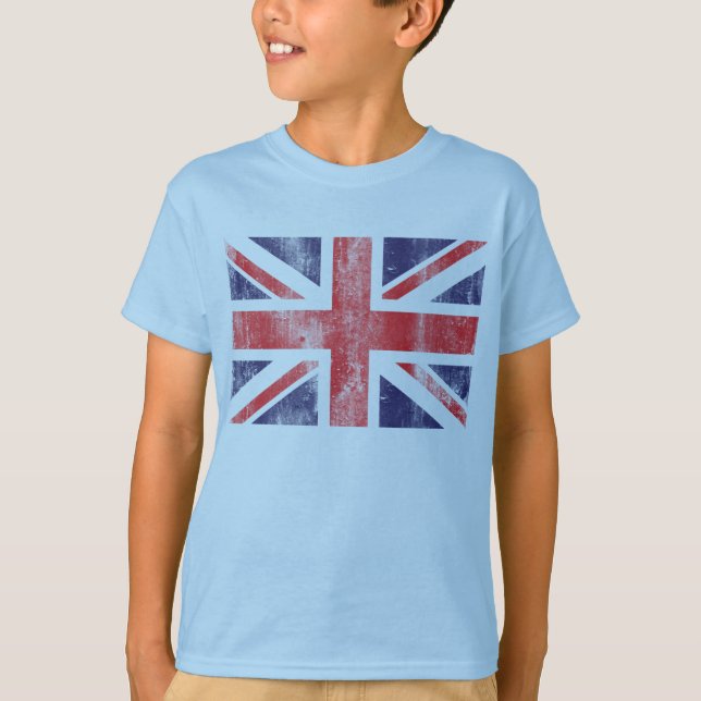 Camiseta Bandera del vintage (Anverso)