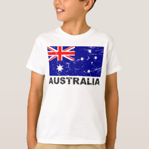 Camiseta Bandera del vintage de Australia
