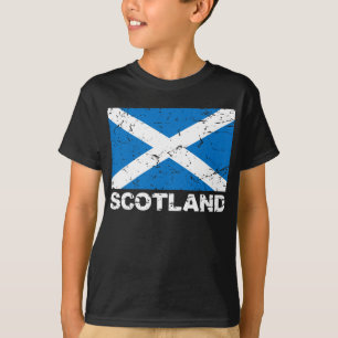 Camiseta Bandera del vintage de Escocia