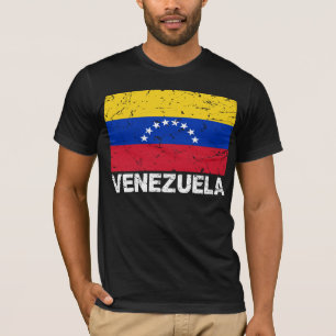 Camiseta Bandera del vintage de Venezuela