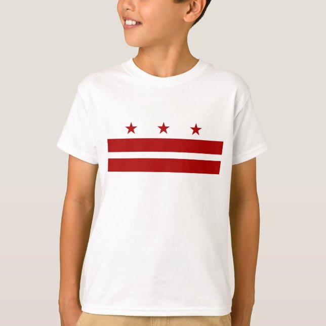 Camiseta Bandera del Washington DC (Anverso)