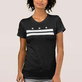 Camiseta Bandera del Washington DC - blanco