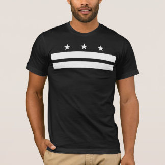 Camiseta Bandera del Washington DC - blanco