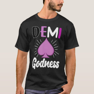 Camiseta Bandera demisexual LGBTQ Diosa demi Orgullo Ace As