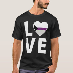 Camiseta Bandera Democrática Lgbtq Corazón Lgbtqia+ Amor De