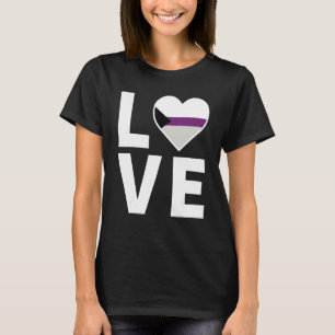 Camiseta Bandera Democrática Lgbtq Corazón Lgbtqia+ Amor De