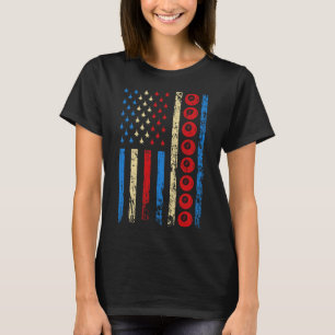 Camiseta Bandera Deportiva Estadounidense Billar Atlético 4