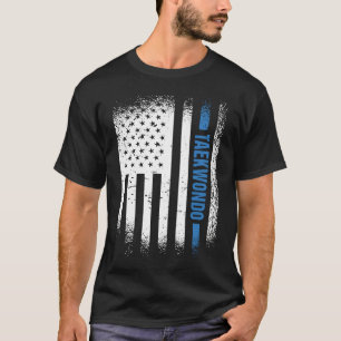 Camiseta Bandera Deportiva Estadounidense Taekwondo 2
