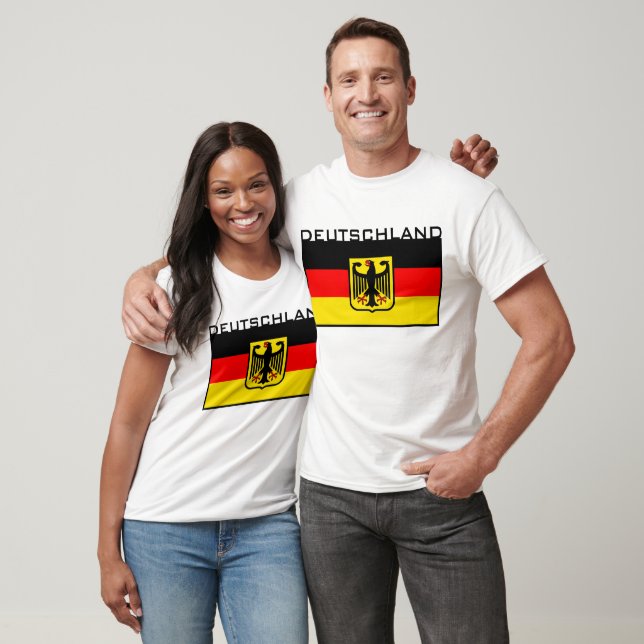 Camiseta Bandera Deutschland (Unisexo)