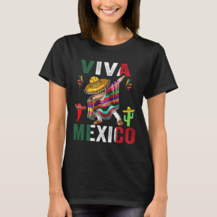 Camiseta Bandera Día de la Independencia de México Hombres 
