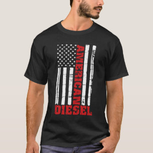 Camiseta Bandera Diesel Americana Camión Turbo Brothers