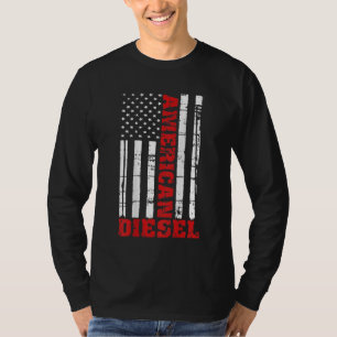 Camiseta Bandera Diesel Americana Camión Turbo Brothers