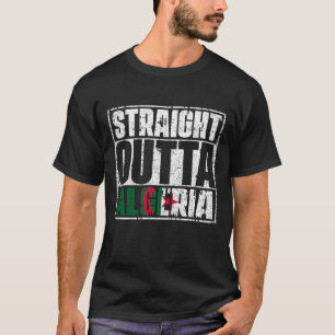 Camiseta Bandera directa fuera de Argelia
