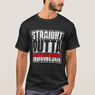 Camiseta Bandera directa fuera de Indonesia