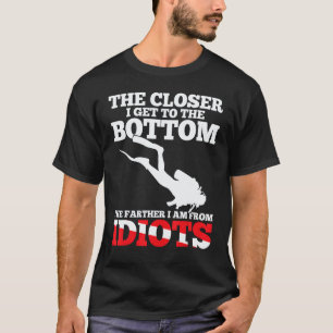 Camiseta Bandera divertida de buceo cita de buceo Gif buzo