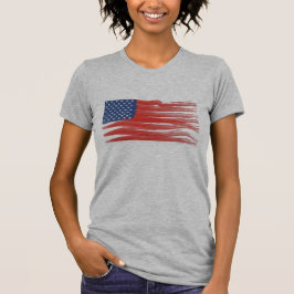 Camiseta Bandera divertida de Estados Unidos bandera artíst