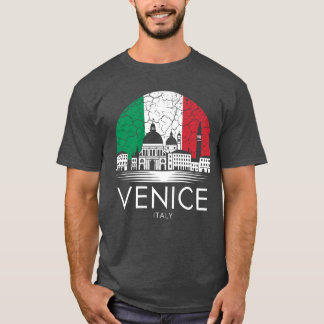 Camiseta Bandera divertida de la ciudad de Venecia Italia