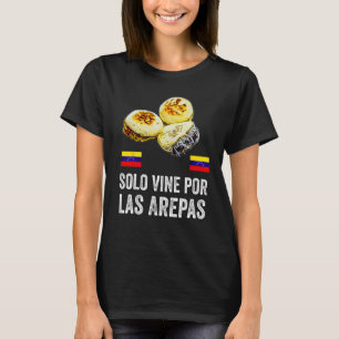 Camiseta Bandera divertida de Venezuela Comida Venezolana A