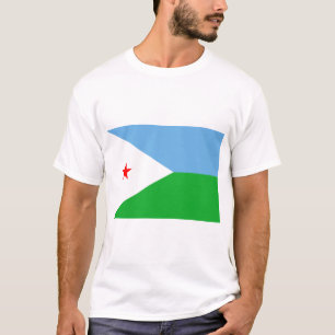 Camiseta bandera djibouti
