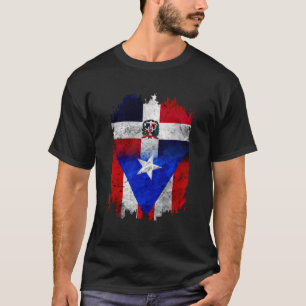 Camiseta Bandera Dominica Dominica Y Puertorriqueña