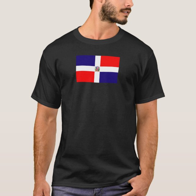 Camiseta Bandera dominicana (Anverso)