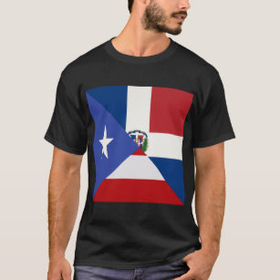 Camiseta Bandera dominicana de Puerto Rico   República Demo