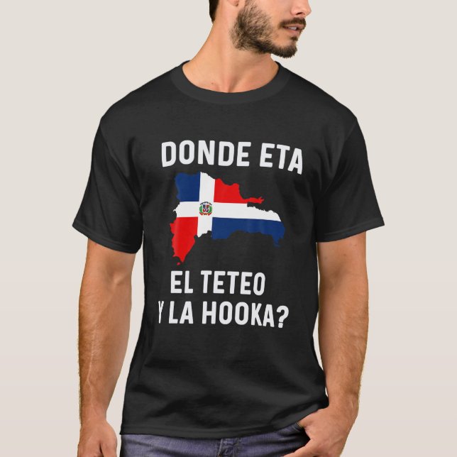Camiseta Bandera Dominicana RD República Dominicana Mapa de (Anverso)