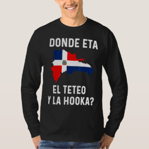 Camiseta Bandera Dominicana Resta República Dominicana Mapa