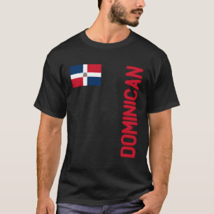 Camiseta Bandera Dominicana Y Raíces De República Dominican