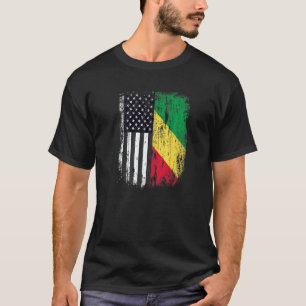Camiseta Bandera Duel República del Congo y duelo estadouni