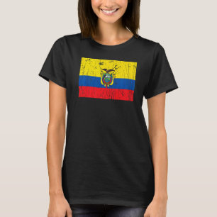Camiseta Bandera ecuatoriana Orgullo ecuatoriano Bandera ec
