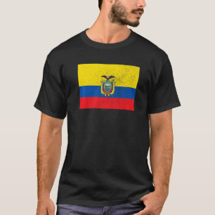 Camiseta Bandera ecuatoriana Orgullo ecuatoriano Bandera ec