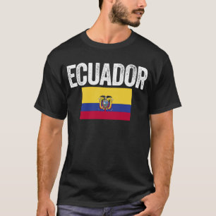 Camiseta Bandera ecuatoriana orgullosa Ecuador patriótico e