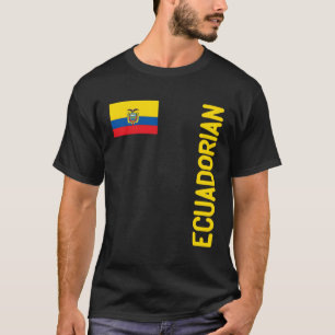 Camiseta Bandera Ecuatoriana Y Raíces De Ecuador