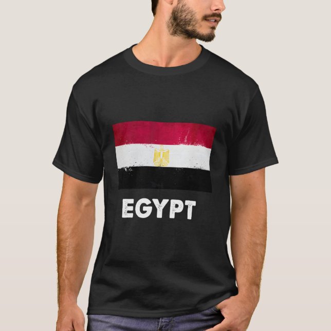 Camiseta Bandera egipcia (Anverso)
