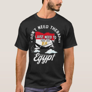 Camiseta Bandera egipcia con bandera egipcia de la que salg