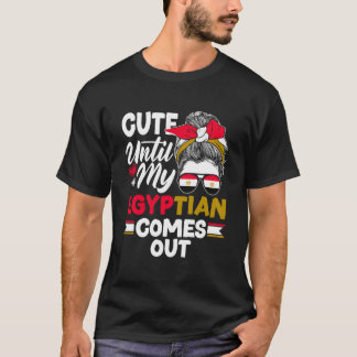 Camiseta Bandera egipcia de Egipto hasta que salga mi egipc