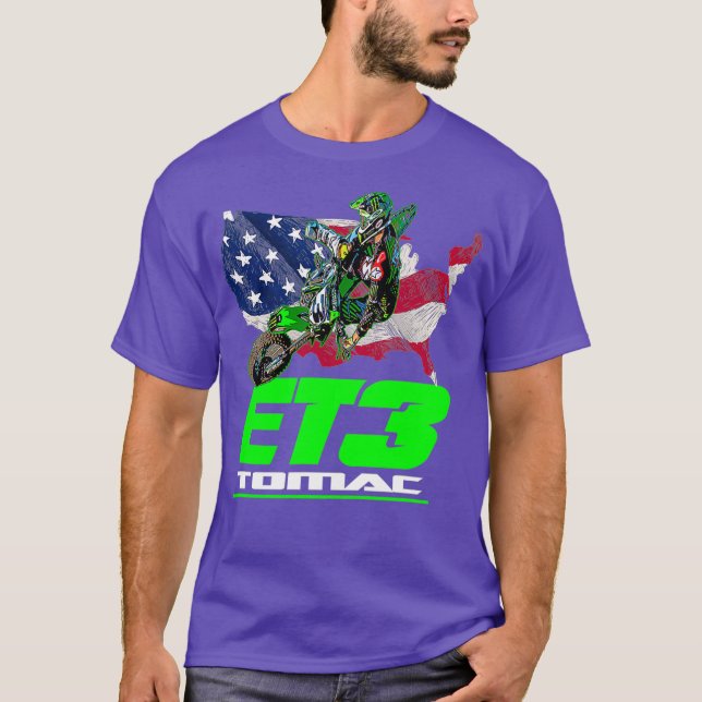 CAMISETA BANDERA ELI ET3 TOMAC USA 450SX MOTOCROSS ET1 (Anverso)