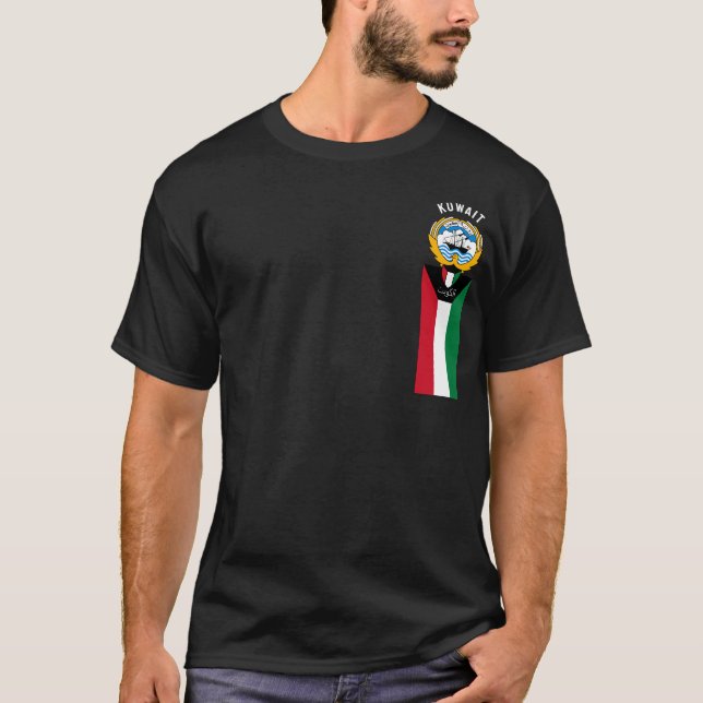 Camiseta Bandera/ emblema de Kuwait (Anverso)
