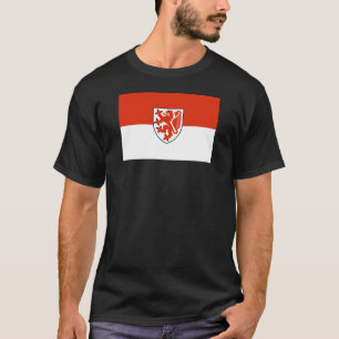 Camiseta bandera emblema símbolo signo de la ciudad de Brau