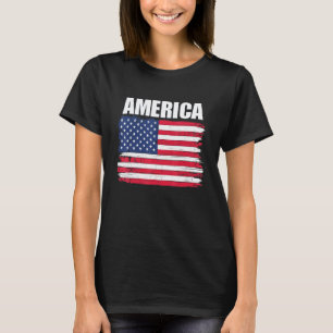 Camiseta Bandera en peligro de Estados Unidos