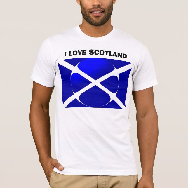 Camiseta Bandera escocesa (Anverso)