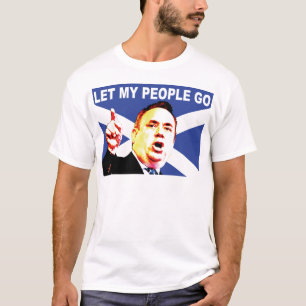 Camiseta Bandera escocesa con Alex Salmond