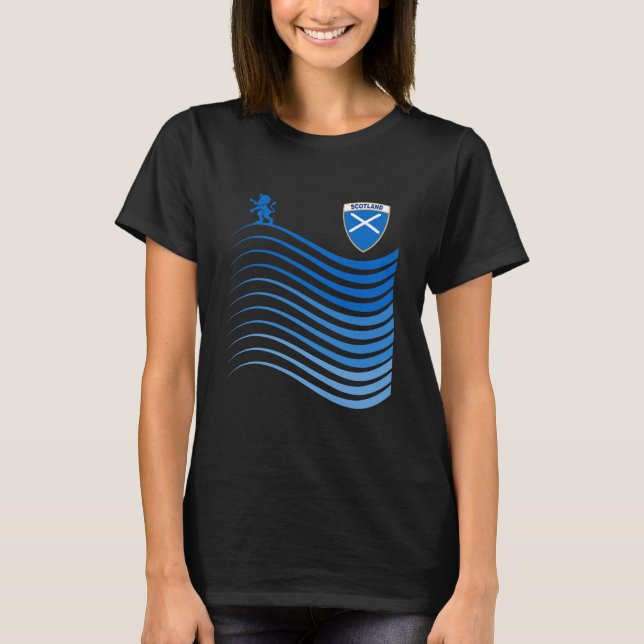 Camiseta Bandera escocesa de Escocia en el equipo de fútbol (Anverso)