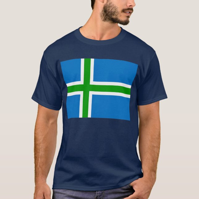 Camiseta Bandera escocesa de las montañas (oficiosa) (Anverso)