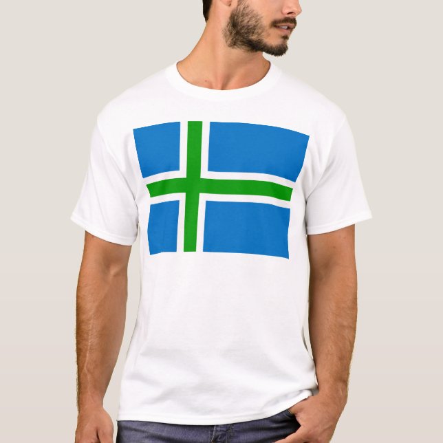 Camiseta Bandera escocesa de las montañas (oficiosa) (Anverso)