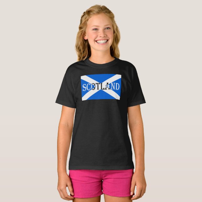 Camiseta Bandera escocesa escocesa Invertida en gcnt (Anverso completo)