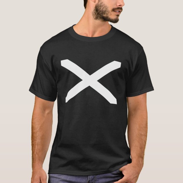 Camiseta Bandera escocesa Guay Scottish Saltire Alba Flags  (Anverso)