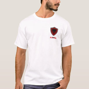 Camiseta Bandera escudo albanesa