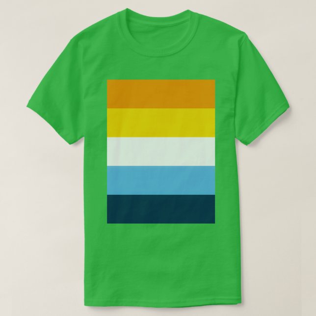 Camiseta Bandera espacial (Diseño del anverso)